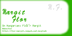 margit flor business card